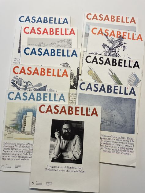 Casabella annata 1995, dal numero 619-620 al 629