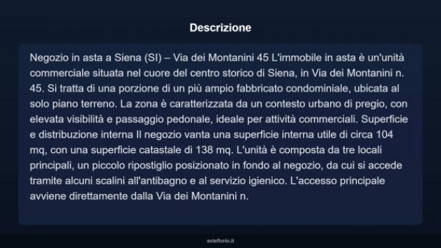 Immobile in asta di 104 m² in vendita a Siena - Foto 3