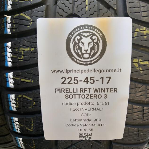 4 GOMME 225 45 17 PIRELLI RFT A64561 - Foto 2