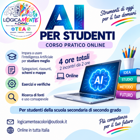 AI per Studenti – Corso pratico online sull’Intelligenza Artificiale