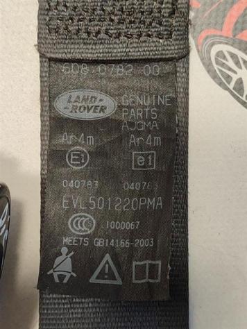 CINTURA DI SICUREZZA POSTERIORE SINISTRA TERZA FILA LAND ROVER Discovery Serie III 608078200 602278500D 276 (0410) - Foto 3