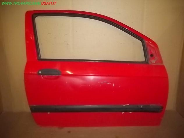 PORTA ANT.D. ROSSO C/ALZ. AMMAC. HYUNDAI GETZ (TB)  Carrozzeria  Lamierati esterni  Porte  Porta ant. dx. HYUNDAI - GETZ - 01-07-2002 - 01-10-2005, HY