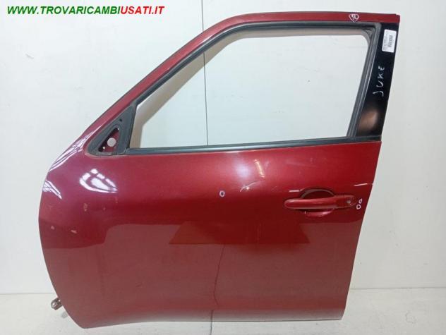 PORTA ANT. SX CON SE NO ALZ. ROSSO MET. 999-U1560673 Carrozzeria  Lamierati esterni  Porte  Porta ant. sx. NISSAN - JUKE - 2010  2014, NISSAN - JUKE -