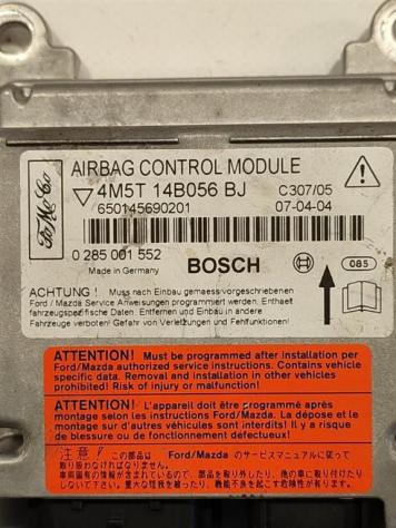 CENTRALINA AIRBAG FORD Focus Berlina 3° Serie 4M5T14B056BJ 0285001552 HHDA (0408) - Foto 2