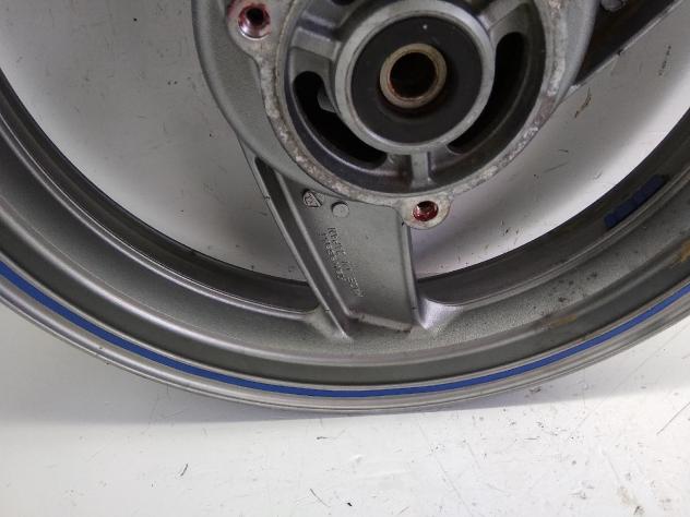 KAWASAKI ZZR H12 H13 250 CERCHIO RUOTA POSTERIORE 17 X 3.50 2001 2002 EX250HHA - Foto 3