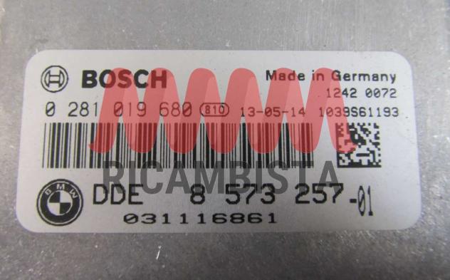 0281019680 BMW 520d 2.0 centralina motore Bosch - Foto 2