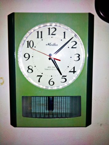 Orologio Vintage-Marca Meiko 400 Day Transistor clock