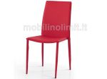 Sedia In Ecopelle Rossa - Nuovo