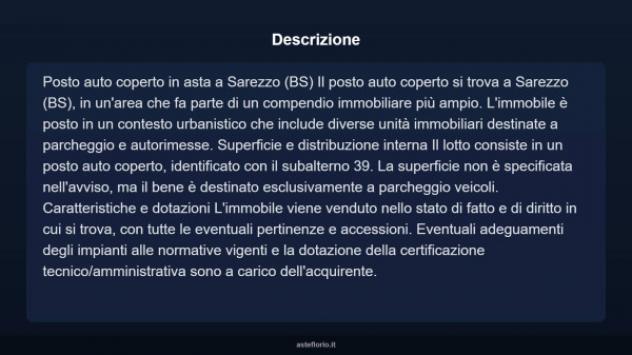 Immobile in asta di 15 m² in vendita a Sarezzo - Foto 3