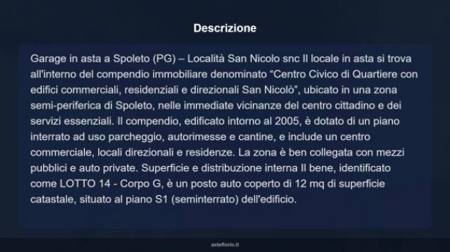 Immobile in asta di 12 m² in vendita a Spoleto - Foto 5