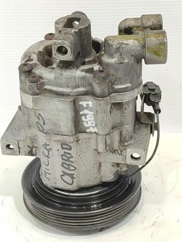 COMPRESSORE A/C NISSAN Micra 4° Serie 92600AX84B CR14DE benzina 1386 (0305) - Foto 5