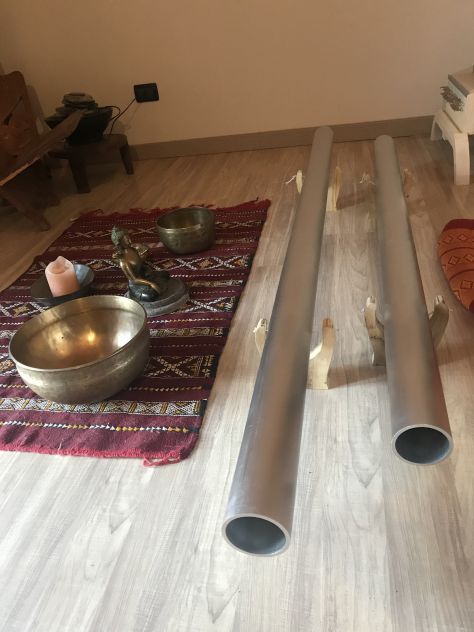 Coppia di Campane Tubolari Armoniche intervallo di quinta perfetta - Foto 3