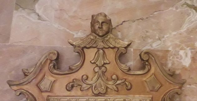 Specchio con cornice dorata - Foto 8