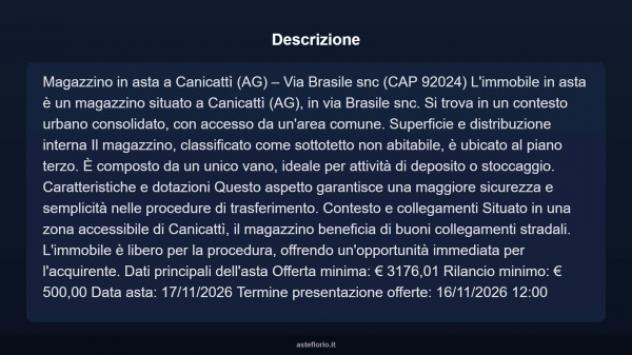 Immobile in asta di 60 m² in vendita a Canicattì - Foto 3
