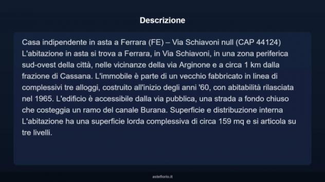Immobile in asta di 159 m² con più di 5 locali in vendita a Ferrara - Foto 4