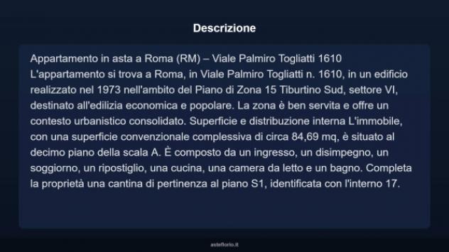 Immobile in asta di 84 m² in vendita a Roma - Foto 4