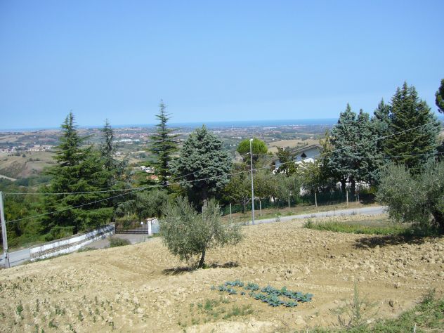 VENDESI TERRENO EDIFICABILE RESIDENZIALE IN COLLINA VISTA MARE