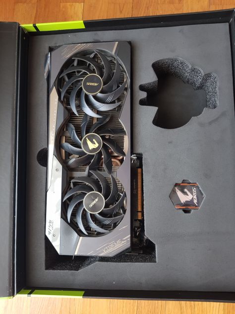 Aorus Nvidia Geforce RTX 3090 24gb GDDR6X Extreme RGB Fusion 2.0 Scheda Grafica - Foto 4