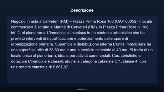 Immobile in asta di 38 m² in vendita a Cerveteri - Foto 4