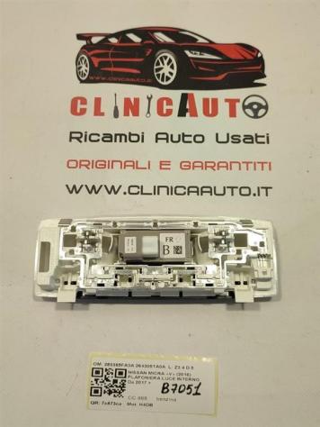 PLAFONIERA NISSAN Micra Serie (K14) 283365FA0A 264305TA0A H4DB (17) - Foto 2