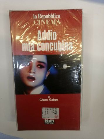 Videocassetta VHS Addio mia concubina di Chen Kaige La Repubblica Cinema nuova