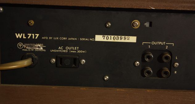 Vendo multiplex stereo tuner luxman 717 - Foto 6