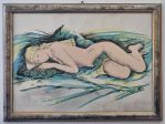 Litografia originale acquerellata a mano del pittore Andrea Quarto (Lucca 1958)