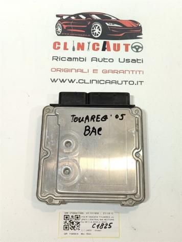 CENTRALINA MOTORE VOLKSWAGEN Touareg 1° Serie 070906016BL 0281011859 BAC diesel 2459 (0206) - Foto 3