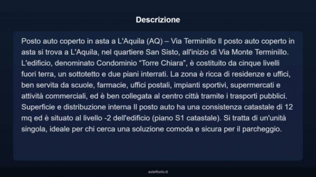 Immobile in asta di 12 m² in vendita a L'Aquila - Foto 10