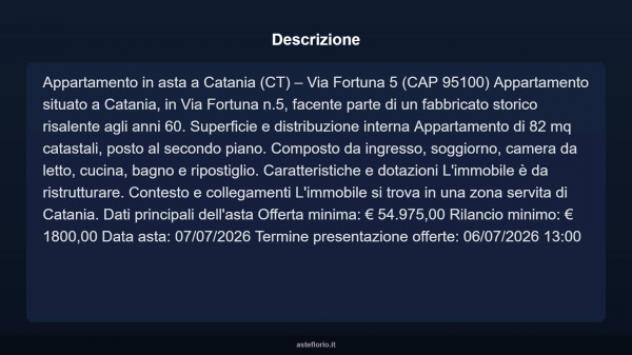 Immobile in asta di 82 m² in vendita a Catania - Foto 3