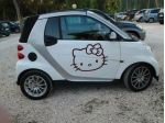 adesivo hello kitty per smart uno a scelta tra i colori in foto