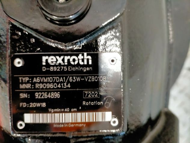 Motore Rexroth A6VM107DA1/63W-VZB010B - Foto 5