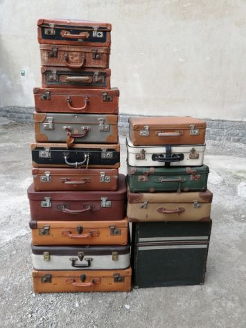 Valigie vintage di vari modelli dimensioni - Foto 7