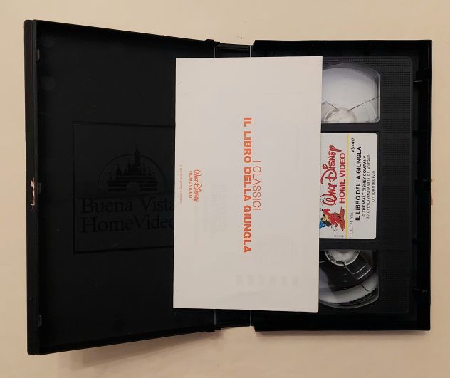 VHS IL LIBRO DELLA GIUNGLA WALT DISNEY I CLASSICI VIDEOCASSETTA+ LA BUSTA 1993 - Foto 4