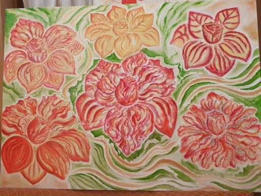 Tela "Le orchidee "