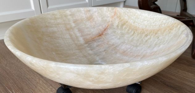 Lavabo lavandino in onice per bagno da appoggio - Foto 4