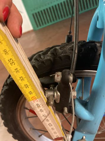Bici bambini 12 pollici B'Twin Decathlon + rotelle e cestino - Foto 2