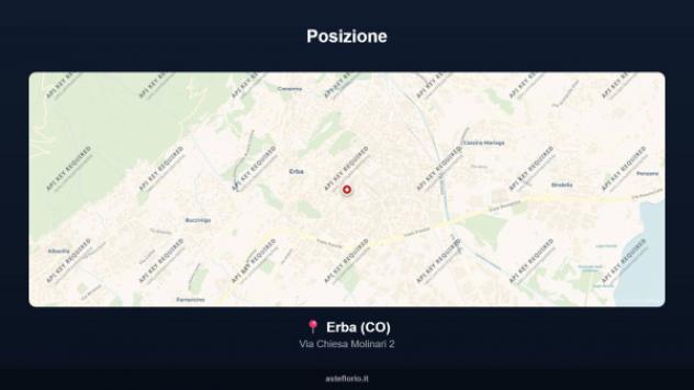 Immobile in asta di 114 m² con più di 5 locali e box auto in vendita a Erba - Foto 12