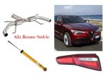 Alfa Romeo Stelvio musata paraurti griglia freni cerchi radiatore 2017-23