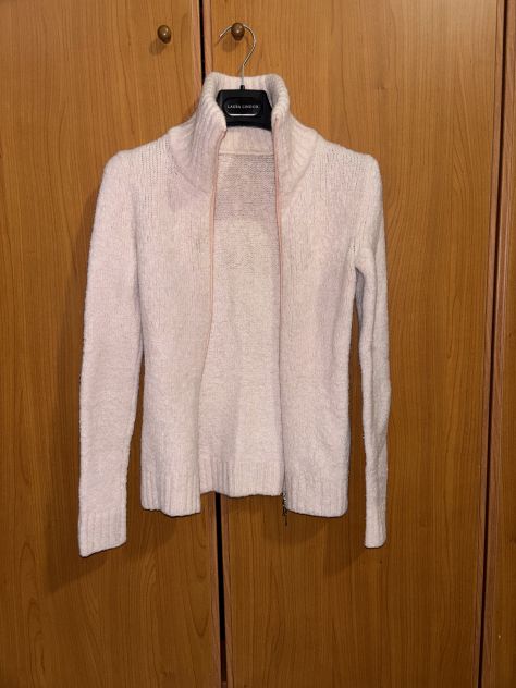 MAGLIONE CON CERNIERA DA DONNA INVERNALE IN LANA MOHAIR MARCA TANK MADE IN ITALY - Foto 8