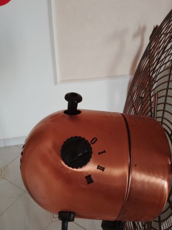 Ventilatore Vintage Con Piantana Tutto In Metallo Da Collezione - Foto 2