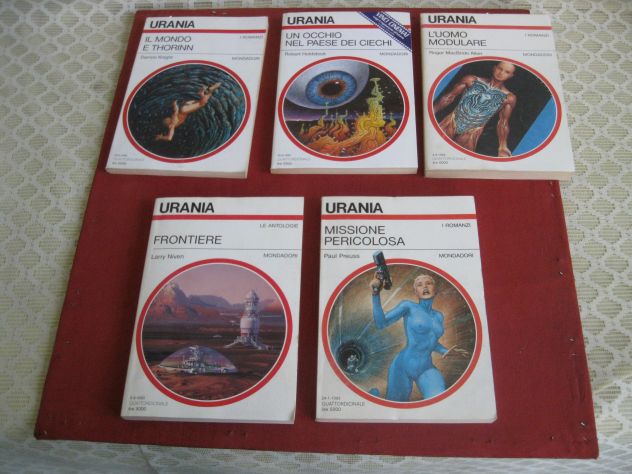 Lotto URANIA I ROMANZI E LE ANTOLOGIE - n. 5 pezzi - anni 1993/1995