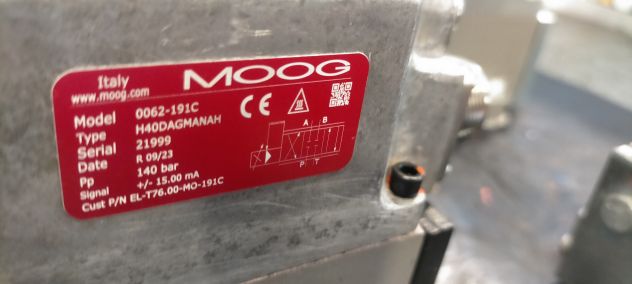 Servovalvola Moog per Plasser - Foto 3