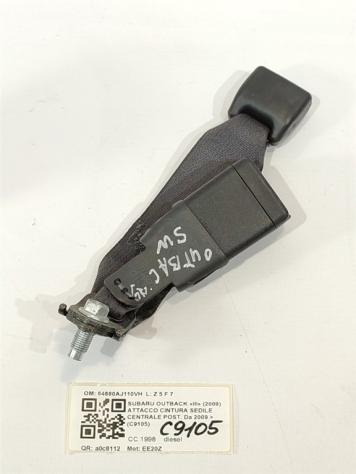 AGGANCIO CINTURA DI SICUREZZA POSTERIORE SUBARU Outback Serie TK-AH0-ES148 EE20Z (0915)