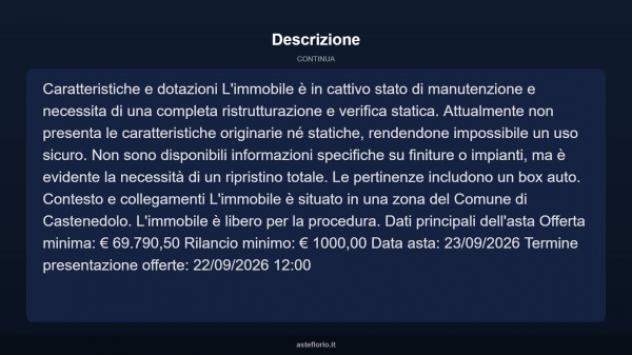 Immobile in asta di 120 m² con più di 5 locali e box auto in vendita a Castenedolo - Foto 11