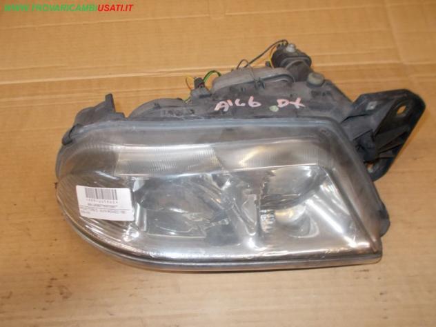 PROIETTORE D. ALFA ROMEO 166 (936-W9)  Parti elettriche  Fanaleria  Proiettori  Proiettore ant. ALFA ROMEO - 166 - 01-11-1998 - 01-09-2003