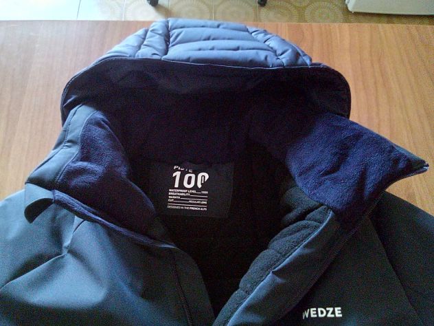 Giacca a vento blu scuro uomo -Taglia XL-Giubbotto invernale - Foto 9