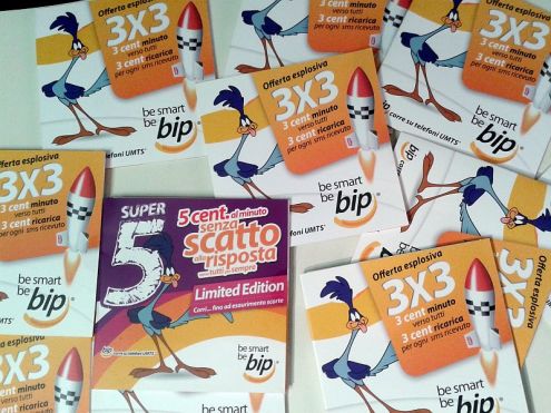 Schede sim Bip mobile e ricariche