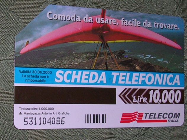 SCHEDA TELEFONICA ITALIA 27U