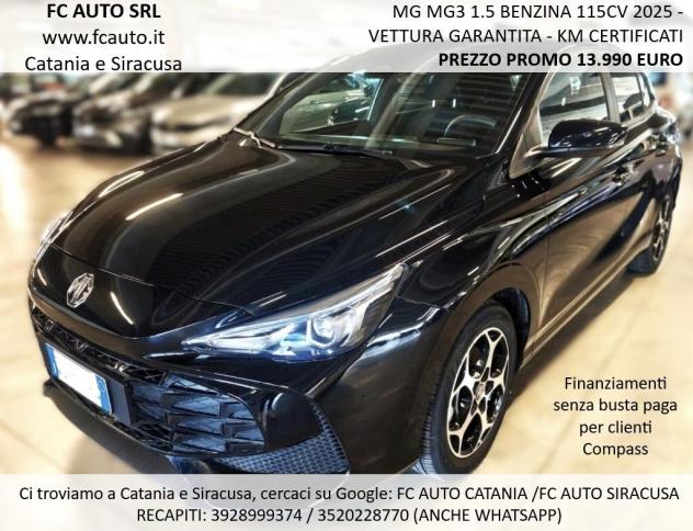 Mg MG3 1.5 115 Cv comfort PARI AL NUOVO - 2025